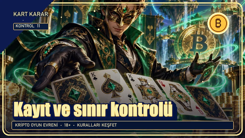 Kayıt ve sınır için kripto temalı kontrol görseli